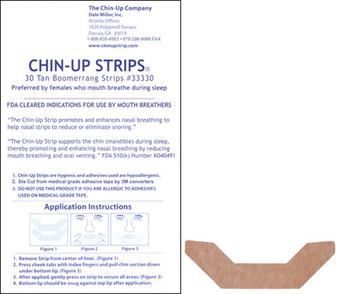TAN Boomerang Chin-Up Strip 510ct pack - FREE SHIPPING!