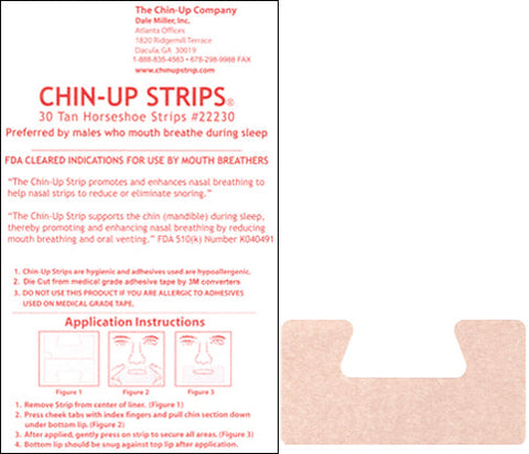 TAN Horseshoe Chin-Up Strip 510ct pack - FREE SHIPPING!