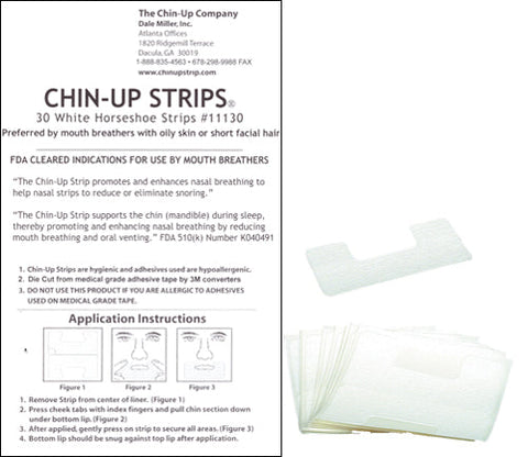 WHITE Horseshoe Chin-Up Strip 510ct pack - FREE SHIPPING!
